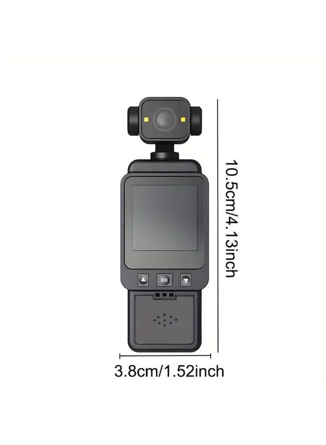 Sports Camera 32GB 1080P Wearable With 1 54 Inch Color Screen And 360 Rotating Stabilizer - Image 3
